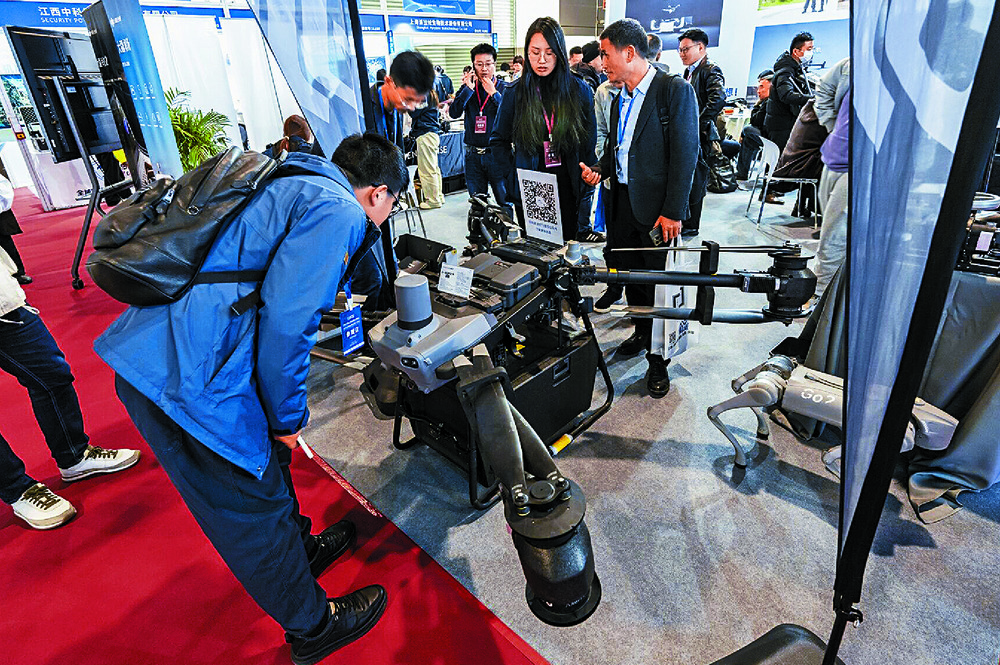 A drone expo at the Greater Bay Area. BLOOMBERG A drone expo at the Greater Bay Area. BLOOMBERG