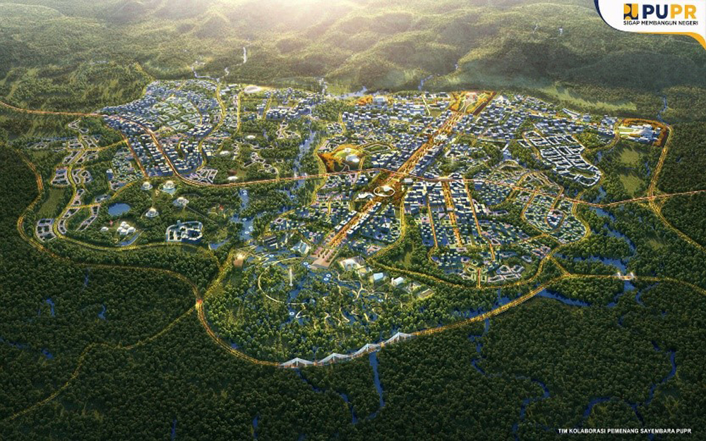 Concept design of the new capital city, Nusantara 