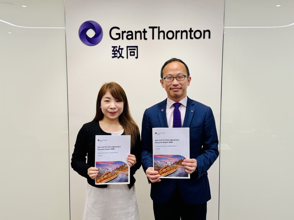 Hong Kong listed companies’ corporate transactions rebound 10 percent in Q1 2026, Grant Thornton reports