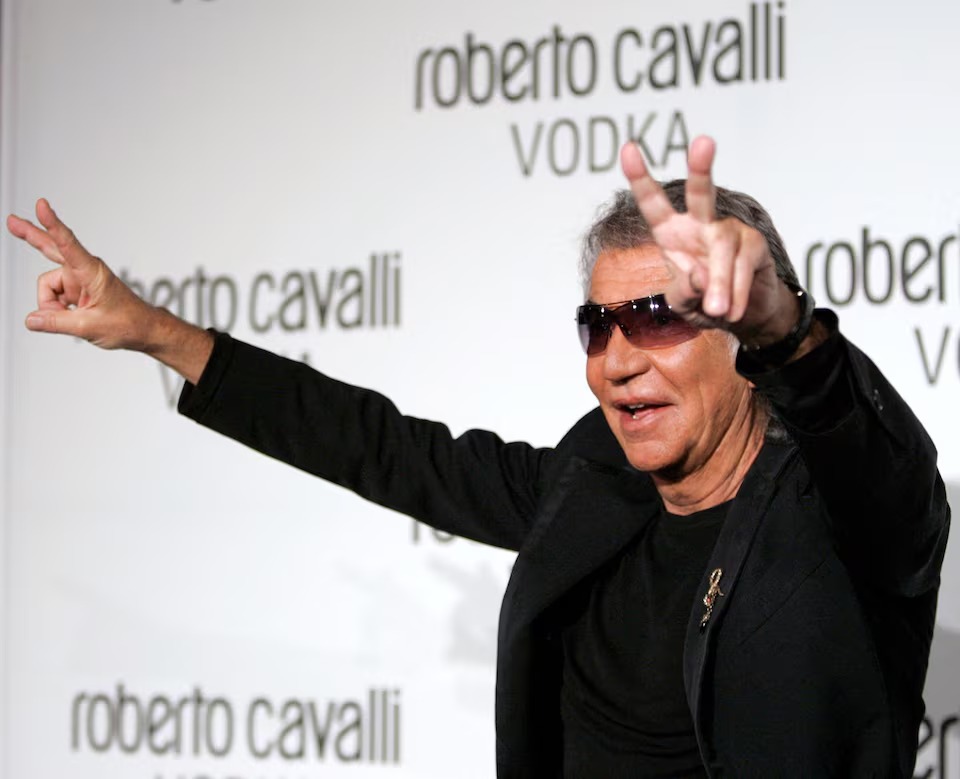 Italian fashion designer Roberto Cavalli gestures at the launch party for Roberto Cavalli Vodka in Los Angeles May 11, 2006. (Reuters) Italian fashion designer Roberto Cavalli gestures at the launch party for Roberto Cavalli Vodka in Los Angeles May 11, 2006. (Reuters)