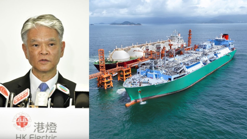 Francis Cheng (left); the Hong Kong Offshore LNG Terminal (right)