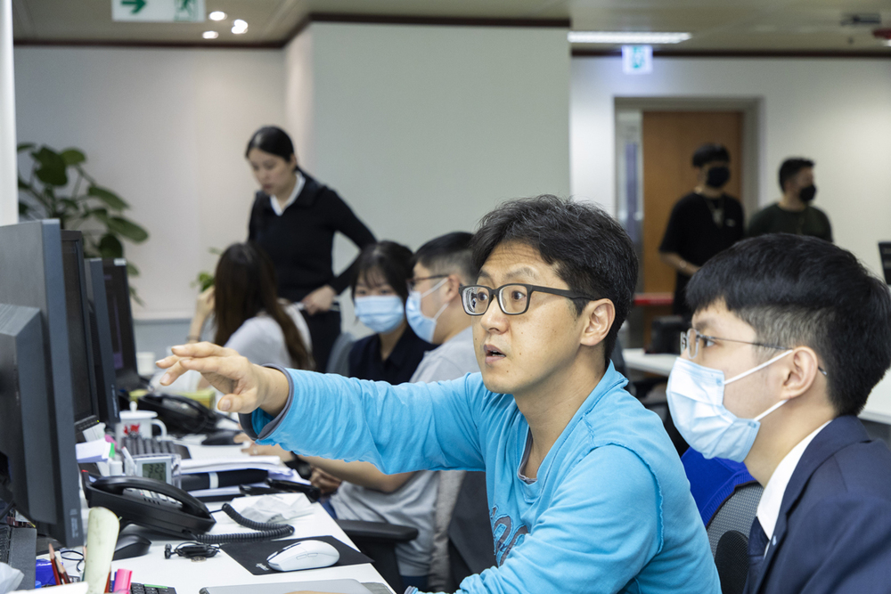 Students attended on-the-job training
