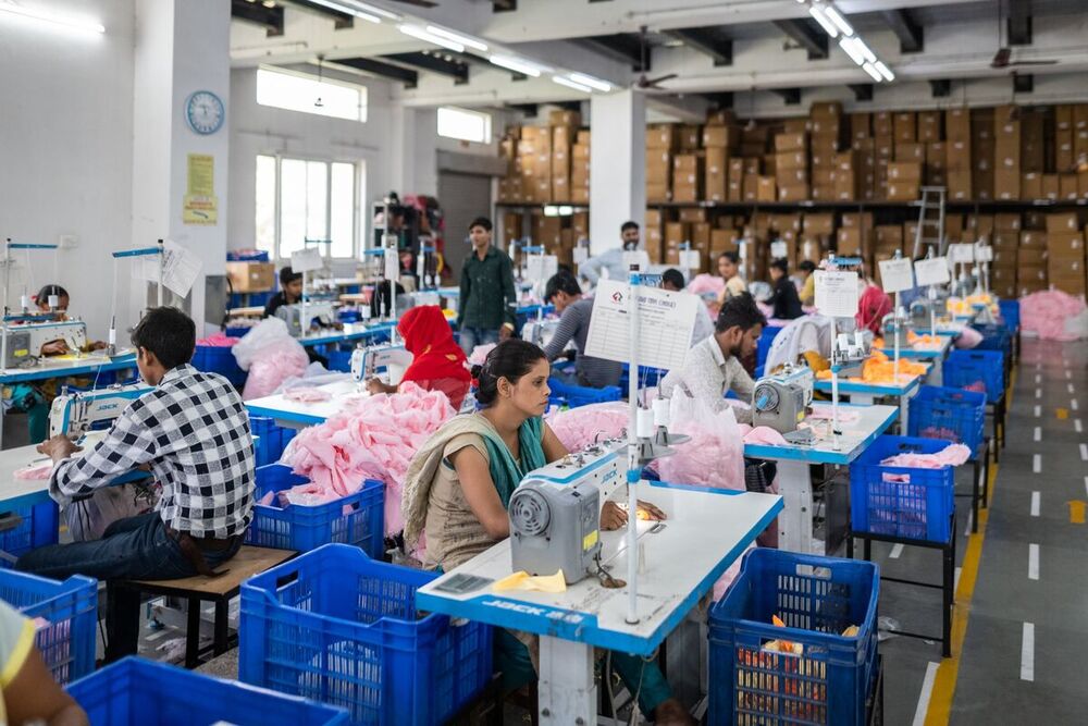 A toy production facility in Greater Noida, India. (Anindito Mukherjee/Bloomberg) A toy production facility in Greater Noida, India. (Anindito Mukherjee/Bloomberg)
