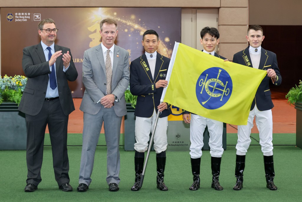 Vincent Ho, Jerry Chau and Luke Ferraris will represent Team Hong Kong at the Shergar Cup.