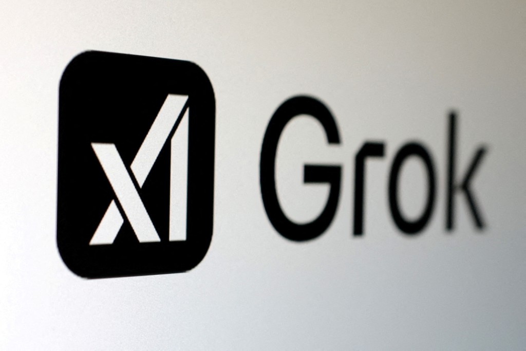xAI and Grok logos are seen in this illustration taken, February 16, 2025. REUTERS