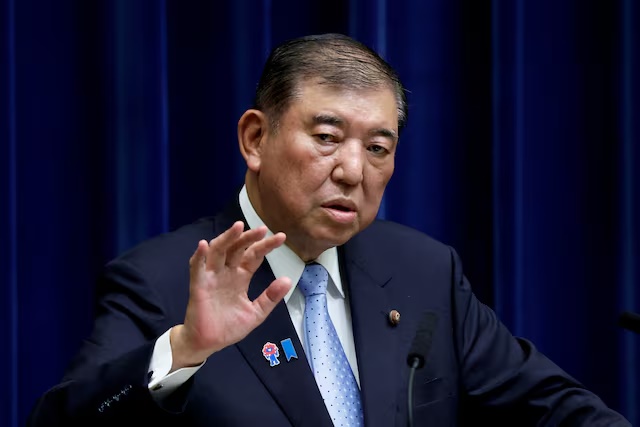 Shigeru Ishiba, Japan's Prime Minister, speaks during a press conference at the prime minister's official residence in Tokyo, Japan June 23, 2025. Kiyoshi Ota/Pool via REUTERS/File Photo