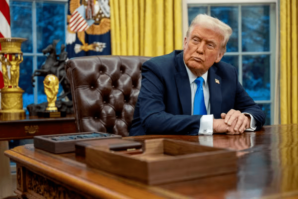 US President Donald Trump listens to Elon Musk speak in the Oval Office of the White House in Washington, DC, on February 11, 2025. Agence France-Presse US President Donald Trump listens to Elon Musk speak in the Oval Office of the White House in Washington, DC, on February 11, 2025. Agence France-Presse