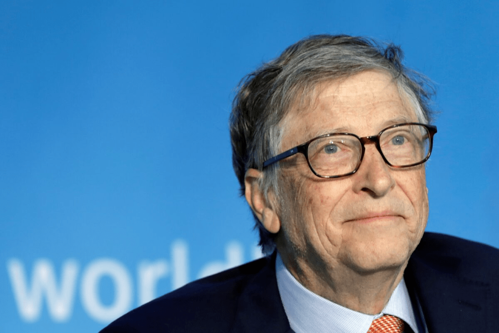 Bill Gates, co-chair of the Bill & Melinda Gates Foundation; attends a panel discussion during the IMF/World Bank spring meeting in Washington, U.S., April 21, 2018. REUTERS/Yuri Gripas