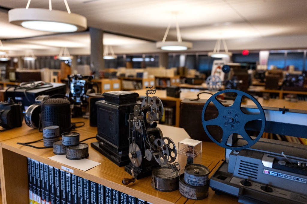 Photo by KENT NISHIMURA / AFP  Periodicals and historical items are seen on shelving in the office area of the Packard Campus of the Library of Congress’s National Audio-Visual Conservation Center in Culpeper, Virginia, on April 2, 2026.