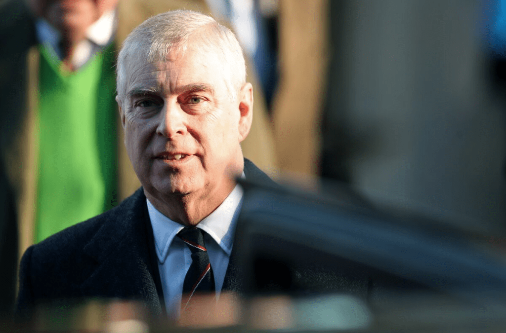 FILE PHOTO: Britain's Prince Andrew leaves St. Mary the Virgin church in Hillington, near royal Sandringham estate, in Norfolk, Britain January 19, 2020. REUTERS/Chris Radburn