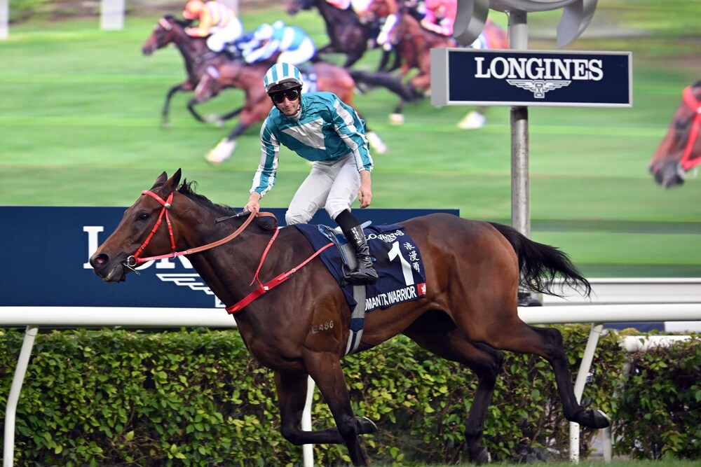 Romantic Warrior claims a record third LONGINES Hong Kong Cup, taking his prize money earnings to a world-record HK$177 million. Romantic Warrior claims a record third LONGINES Hong Kong Cup, taking his prize money earnings to a world-record HK$177 million.