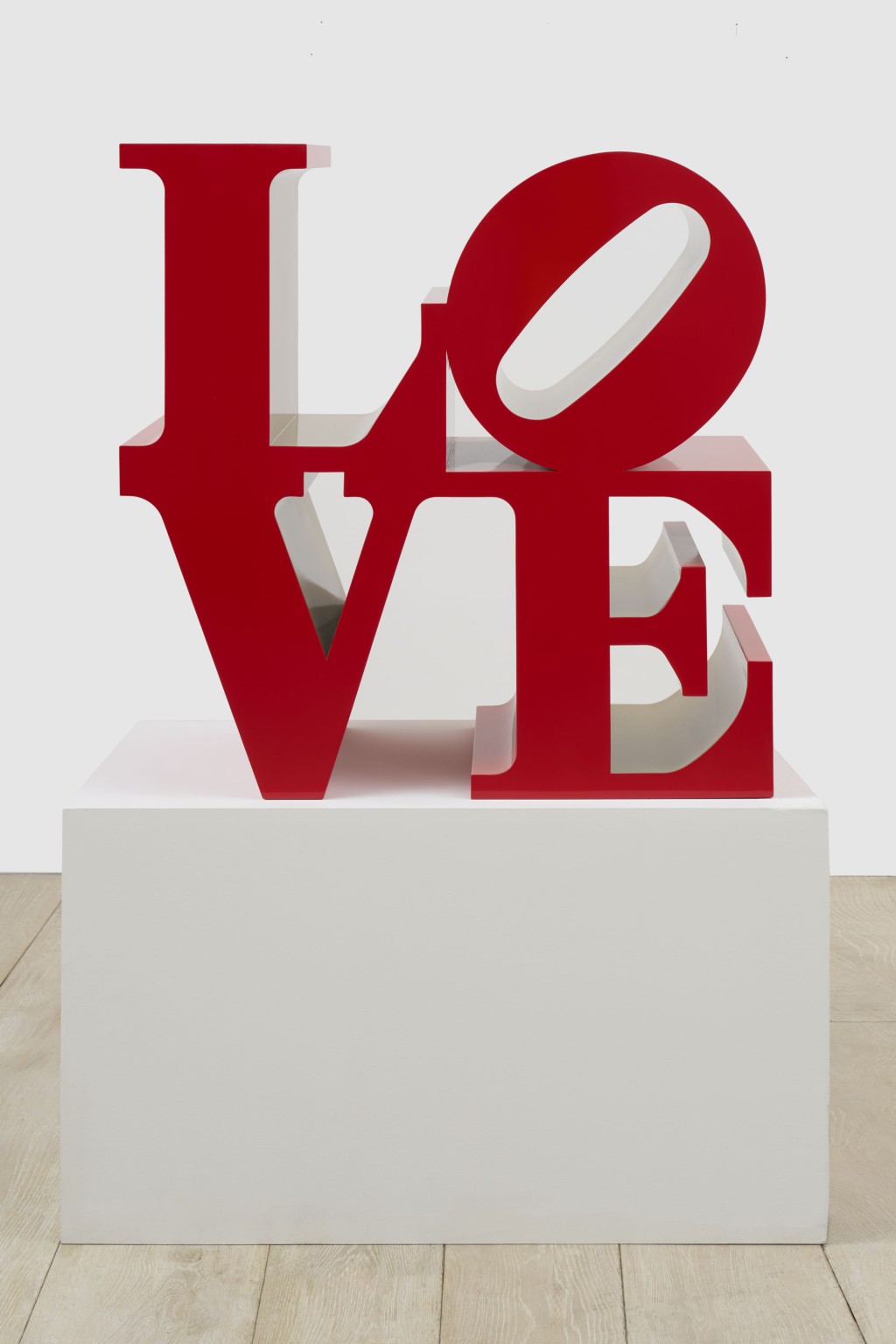 Love(Red Outside Gold inside) by Robert Indiana at Pace Gallery