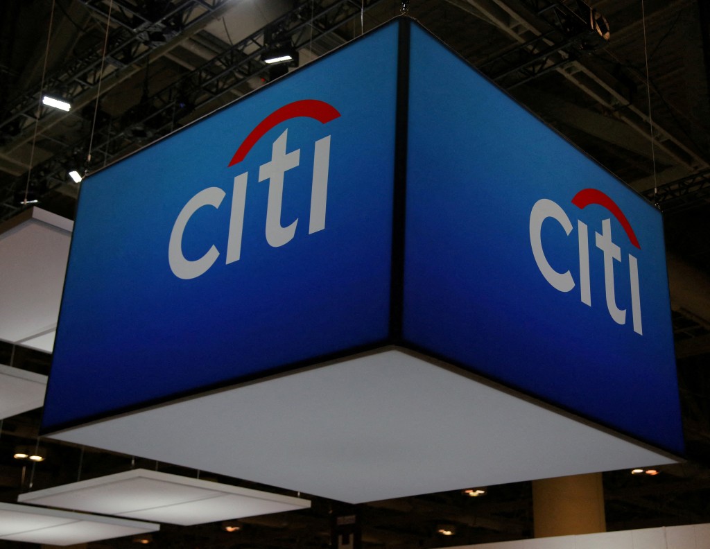 The Citigroup Inc (Citi) logo is seen at the SIBOS banking and financial conference in Toronto, Ontario, Canada October 19, 2017. Picture taken October 19, 2017. REUTERS