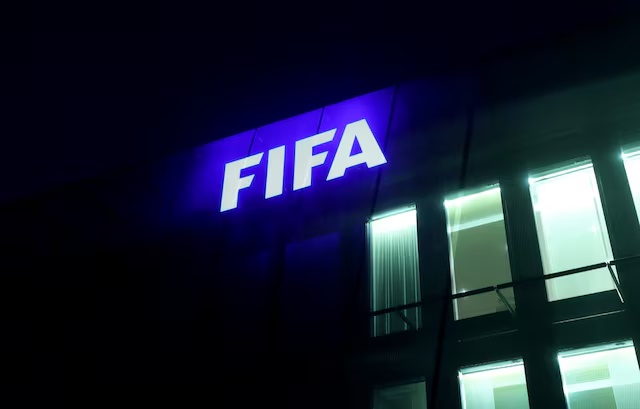 FIFA's logo is seen at its headquarters in Zurich, Switzerland September 30, 2020. REUTERS/Arnd Wiegmann