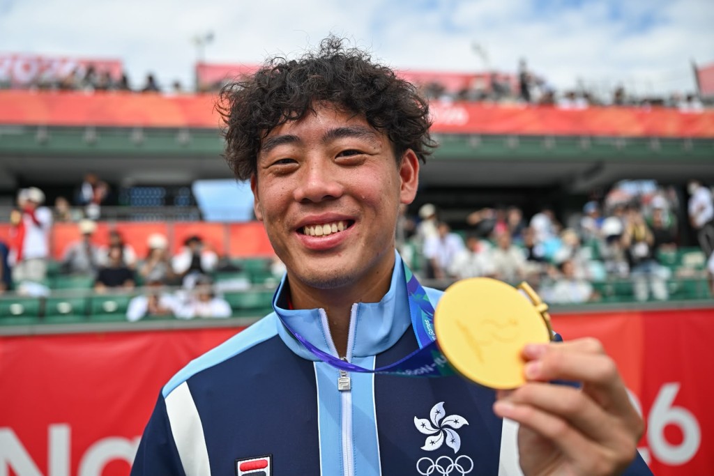 Tennis star Coleman Wong Chak-lam also delivered a historic first-ever gold for Hong Kong in the men’s singles event.