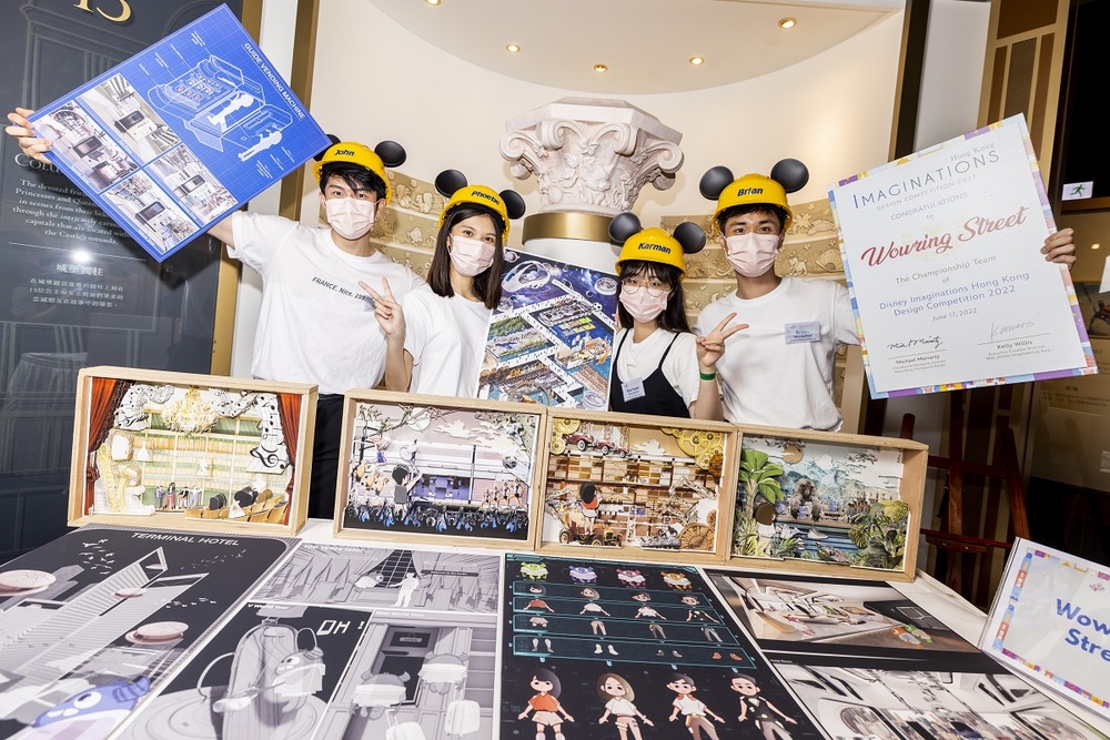 Champion team of Disney Imaginations Hong Kong 2022 Design Competition