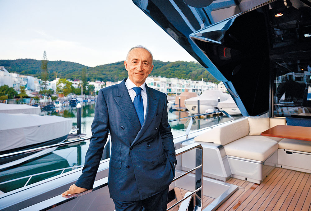 Alberto Galassi, CEO of world-renowned luxury yacht enterprise Ferretti Group.