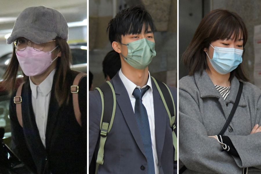 (From left) Lau Ching-man, Lee Chung-fai, Wong Oi-ting. (File Photo) (From left) Lau Ching-man, Lee Chung-fai, Wong Oi-ting. (File Photo)