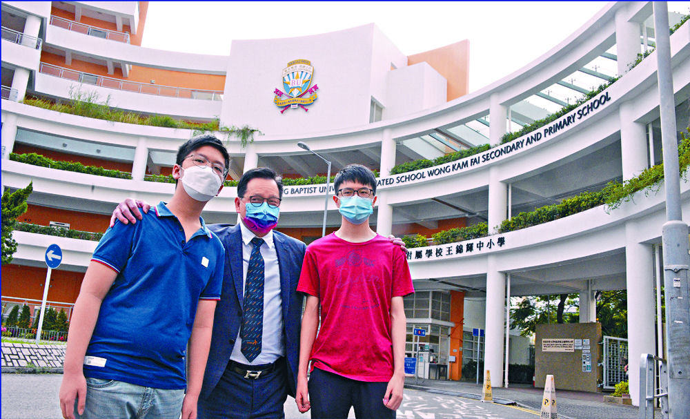 Sean Kong, far left, was a product of Baptist University's affiliated school. His parents realized he was gifted when he was two and a half years old. Sean Kong, far left, was a product of Baptist University's affiliated school. His parents realized he was gifted when he was two and a half years old.
