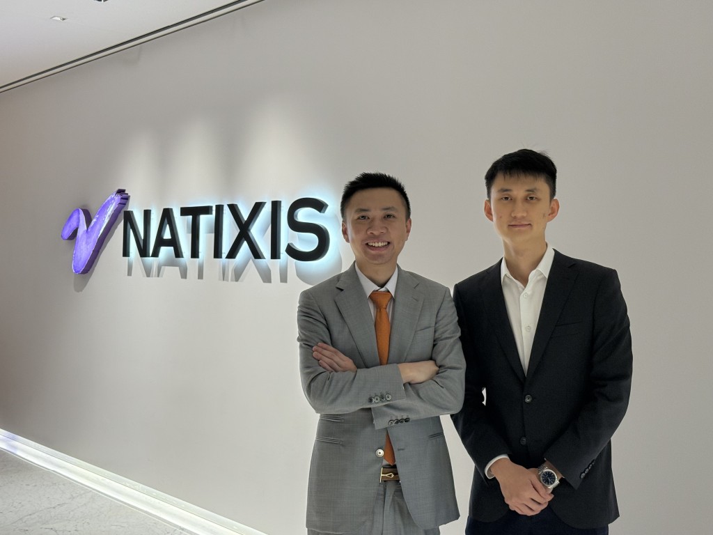 Natixis CIB Asia Pacific senior economist Gary Ng, left and, thematic research economist Mu Haoxin. SING TAO