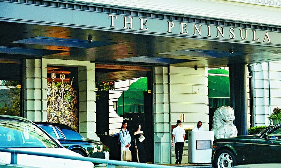 The Peninsula Hong Kong in Tsim Sha Tsui. SING TAO