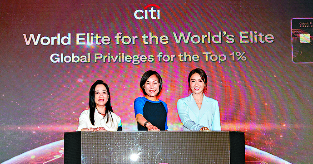 Vicky Kong, center, Helena Chen, left, managing director, Hong Kong & Macau, Mastercard, and former actress Gigi Lai launch the new card. Vicky Kong, center, Helena Chen, left, managing director, Hong Kong & Macau, Mastercard, and former actress Gigi Lai launch the new card.