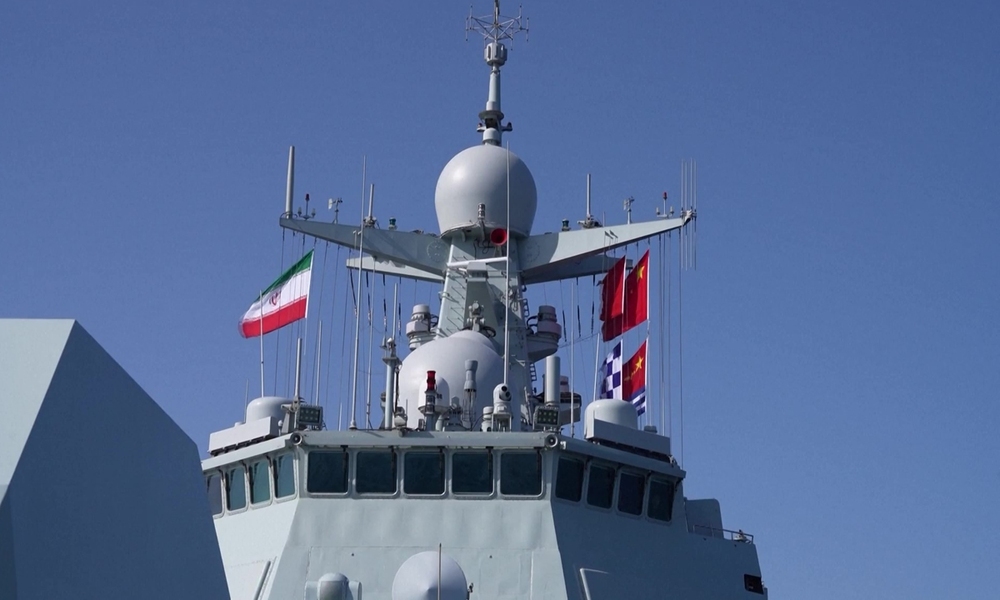 Chinese warships arrive in waters near Chabahar, Iran, on March 11, 2024. (File Photo) Chinese warships arrive in waters near Chabahar, Iran, on March 11, 2024. (File Photo)