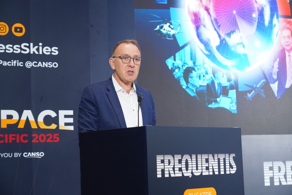 Simon Hocquard, Director General of the Civil Air Navigation Services Organisation (CANSO).