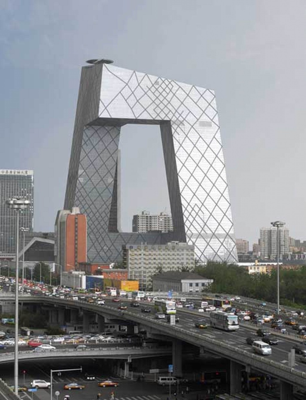 CCTV headquarters in Beijing.