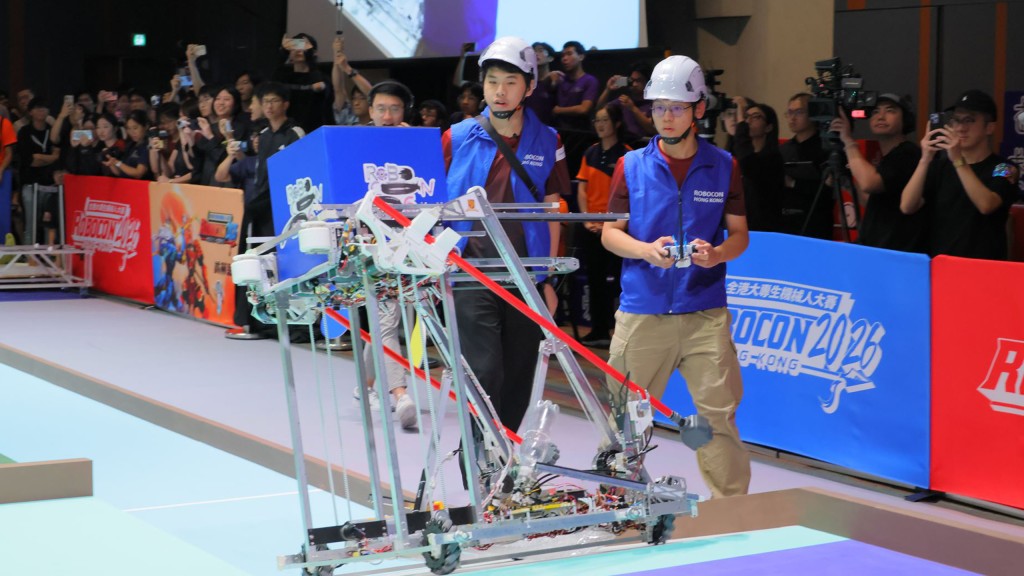 Echoing the event’s theme, Team Sapientia from the University of Hong Kong named their robots “Master Oogway” and “Po”, inspired by the film Kung Fu Panda Echoing the event’s theme, Team Sapientia from the University of Hong Kong named their robots “Master Oogway” and “Po”, inspired by the film Kung Fu Panda