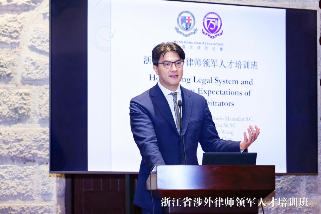 José-Antonio Maurellet said that as Chairman, he has been actively participating in forums overseas, in mainland China and Hong Kong. (HKBA)