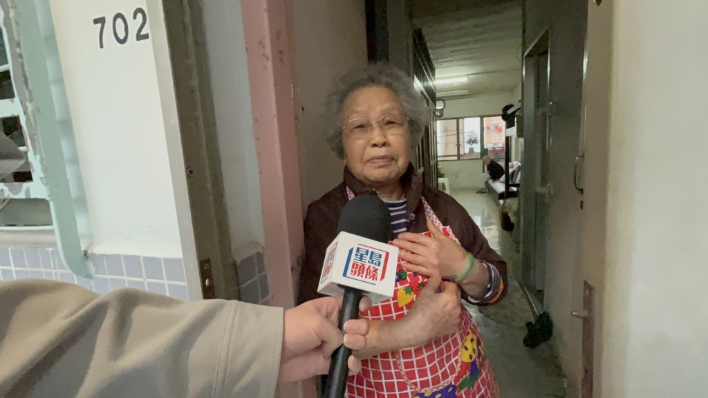 90-year-old Mrs Tam, who has lived there for decades