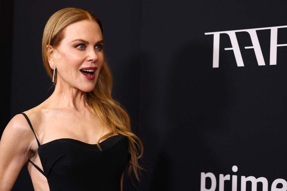 US-Australian actress Nicole Kidman arrives for Prime Video's US-Australian actress Nicole Kidman arrives for Prime Video's