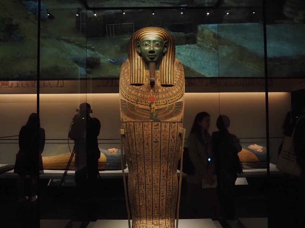 Ancient Egypt Unveiled brought together 250 treasures from seven major Egyptian museums, alongside recent archaeological discoveries from Saqqara.