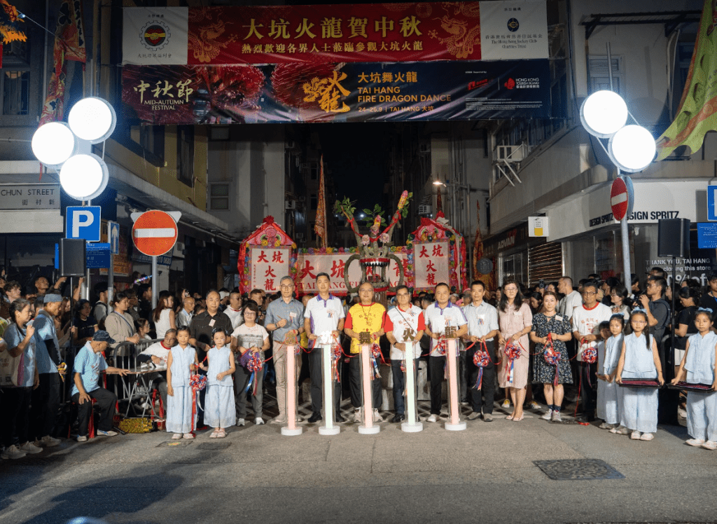 Deputy Commissioner of Police (National Security) Kelvin Kong Hok-lai and Acting Director of National Security Kenneth Kwok Ka-chuen attended the event. 