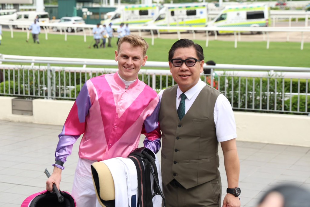 Ethan Brown and Dennis Yip teamed up for the perfect start at Sha Tin. Sing Tao.
