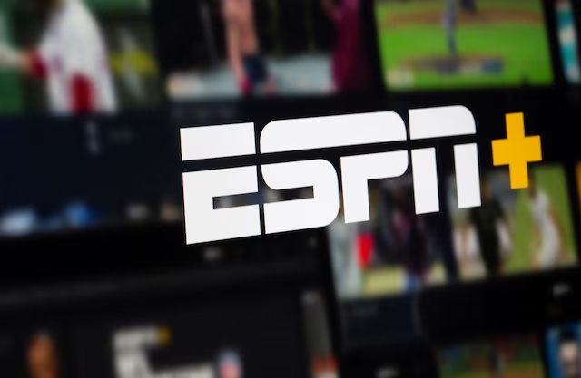 ESPN+ logo is displayed in this illustration taken on July 13, 2021. REUTERS/Dado Ruvic/Illustration