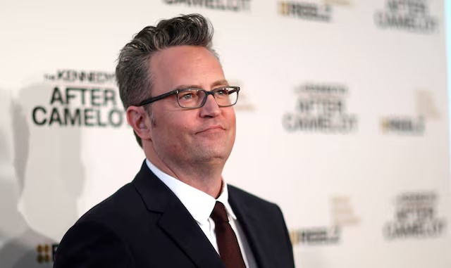 Cast member Matthew Perry poses at the premiere of the television series "The Kennedys After Camelot" at The Paley Center for Media in Beverly Hills, California U.S., March 15, 2017. REUTERS/Mario Anzuoni/File Photo 