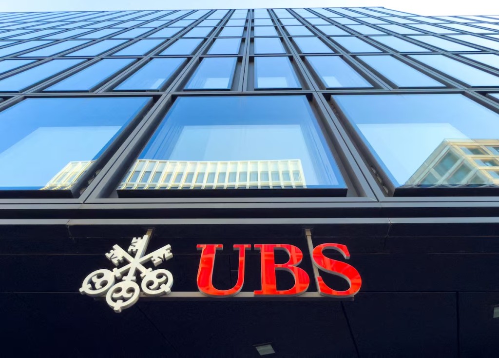 A logo of Swiss bank UBS is seen in Zurich, Switzerland, May 1, 2025. REUTERS