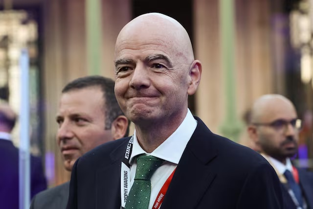 President of FIFA Gianni Infantino attends the closing ceremony of the Esports World Cup at the Grand Palais in Paris, France, August 23, 2026. Teresa Suarez/Pool via REUTERS