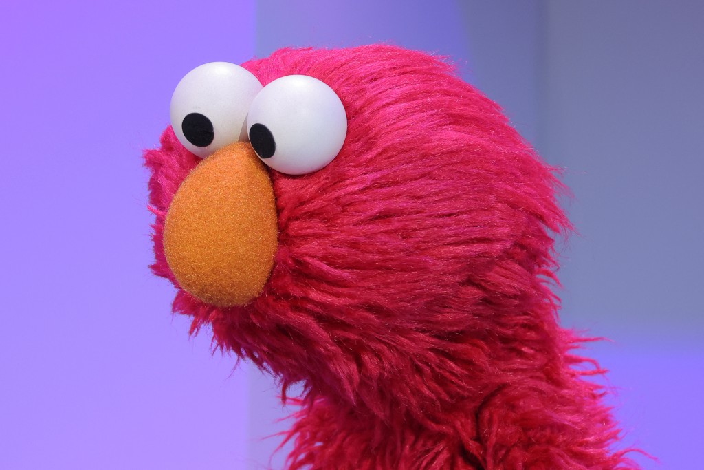 Elmo speaks at The Wall Street Journal's Future of Everything Festival in New York City, U.S., May 22, 2024. (Reuters)