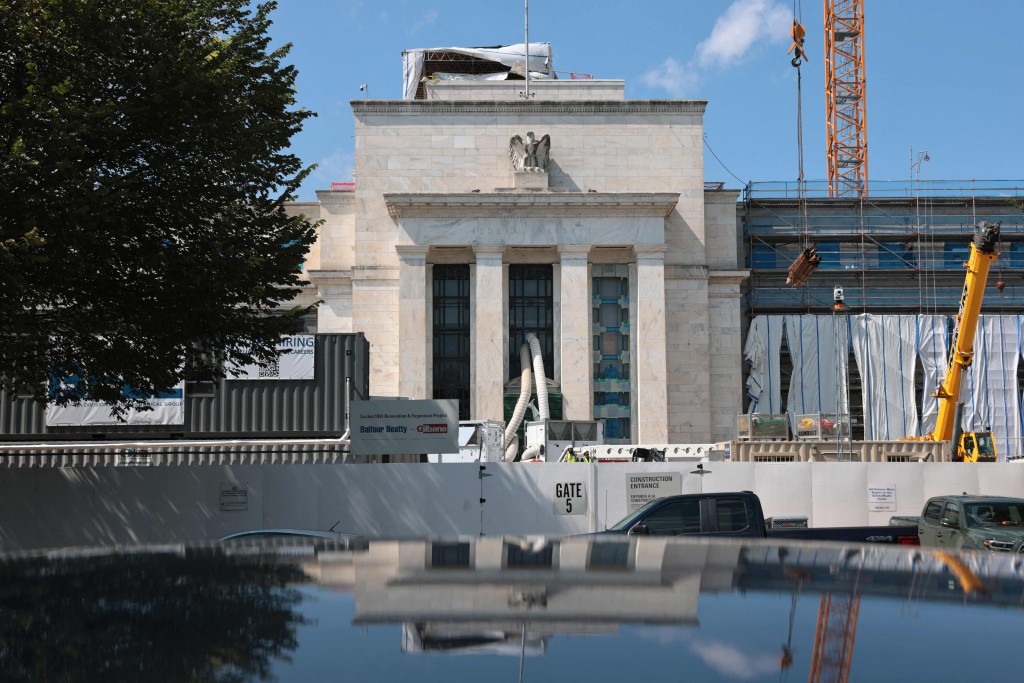 The Federal Reserve building is seen as it goes under construction on July 17, 2025 in Washington, DC. U.S. AFP