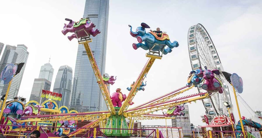 Ferris wheel tickets and games booth tokens will be given away by the Li Ka Shing Foundation. Ferris wheel tickets and games booth tokens will be given away by the Li Ka Shing Foundation.