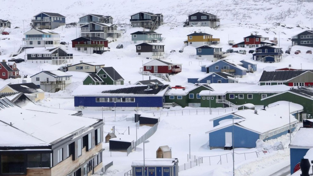 Nuuk, Greenland. Pic: Kyodo/AP