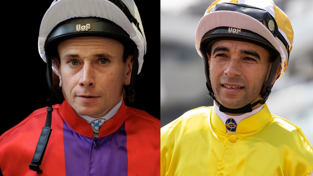 Ryan Moore and Joao Moreira. HKJC