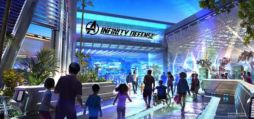 The expansion plan of Avengers Campus at Disney California. The expansion plan of Avengers Campus at Disney California.