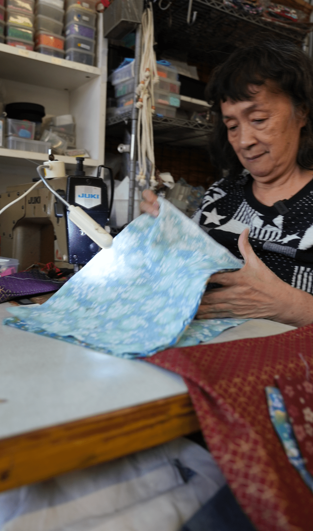 Every item in Bean Bean Mom's stall is made by herself.