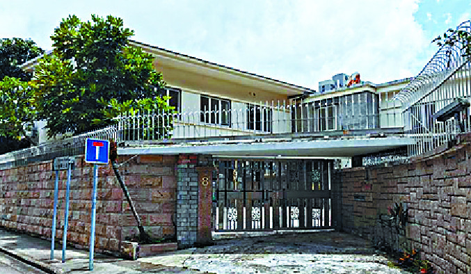 The home at 8 Purves Road is built on a 9,814-sq-ft site. JLL The home at 8 Purves Road is built on a 9,814-sq-ft site. JLL