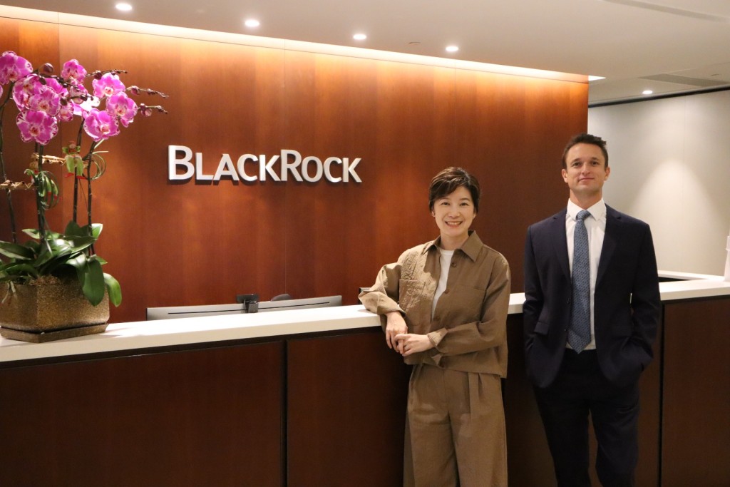 Elaine Wu and Matt Colvin, portfolio manager of global emerging markets equities, BlackRock. File pic