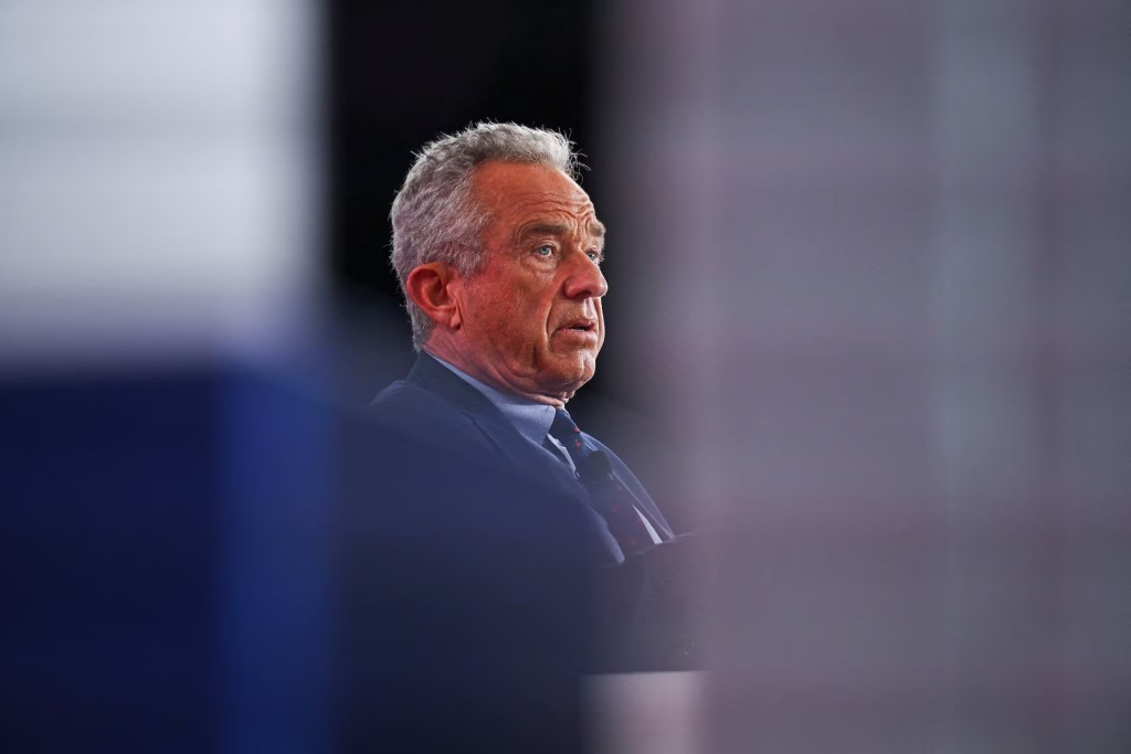 Robert F. Kennedy Jr, who was born into U.S. political royalty and lost his father and uncle to assassinations, ascended to the role of health secretary in 2025. REUTERS/Callaghan O'Hare